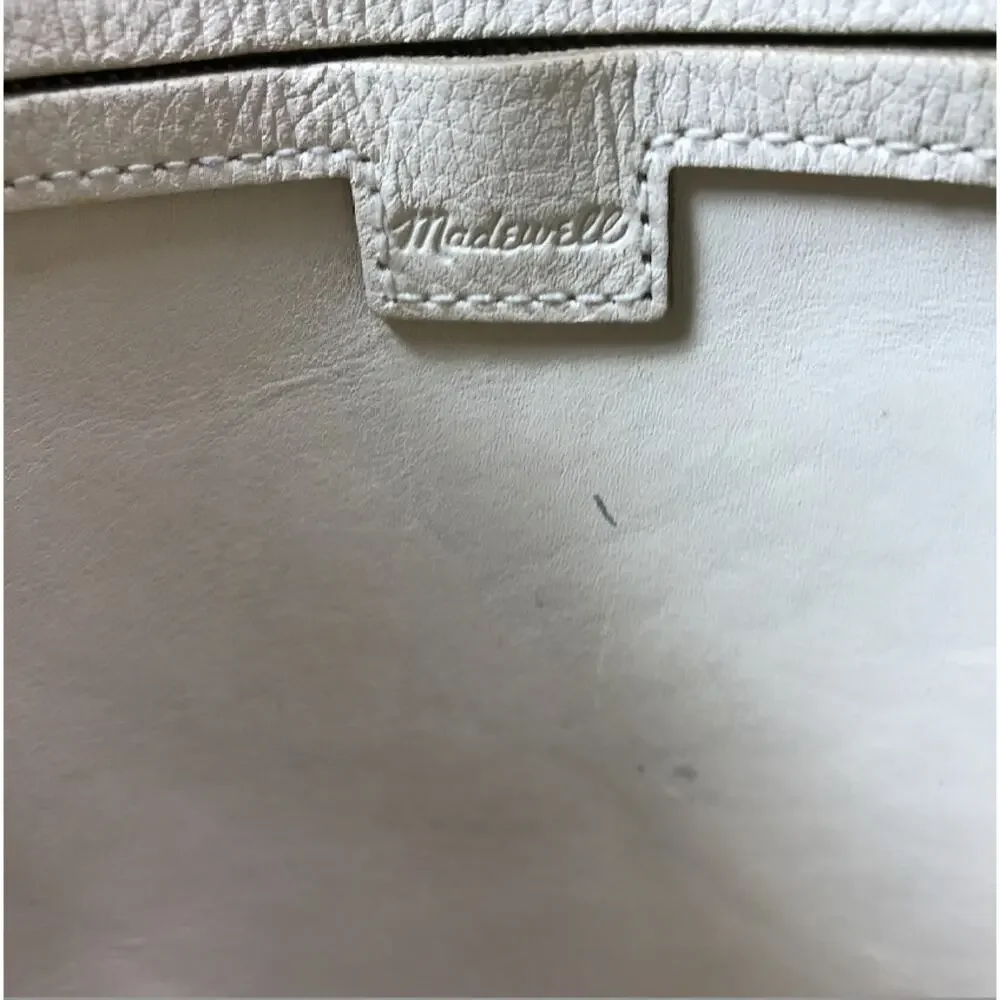 MADEWELL Transport Bucket Tote Bag Ivory/cream Everyday Timeless Classic Coastal